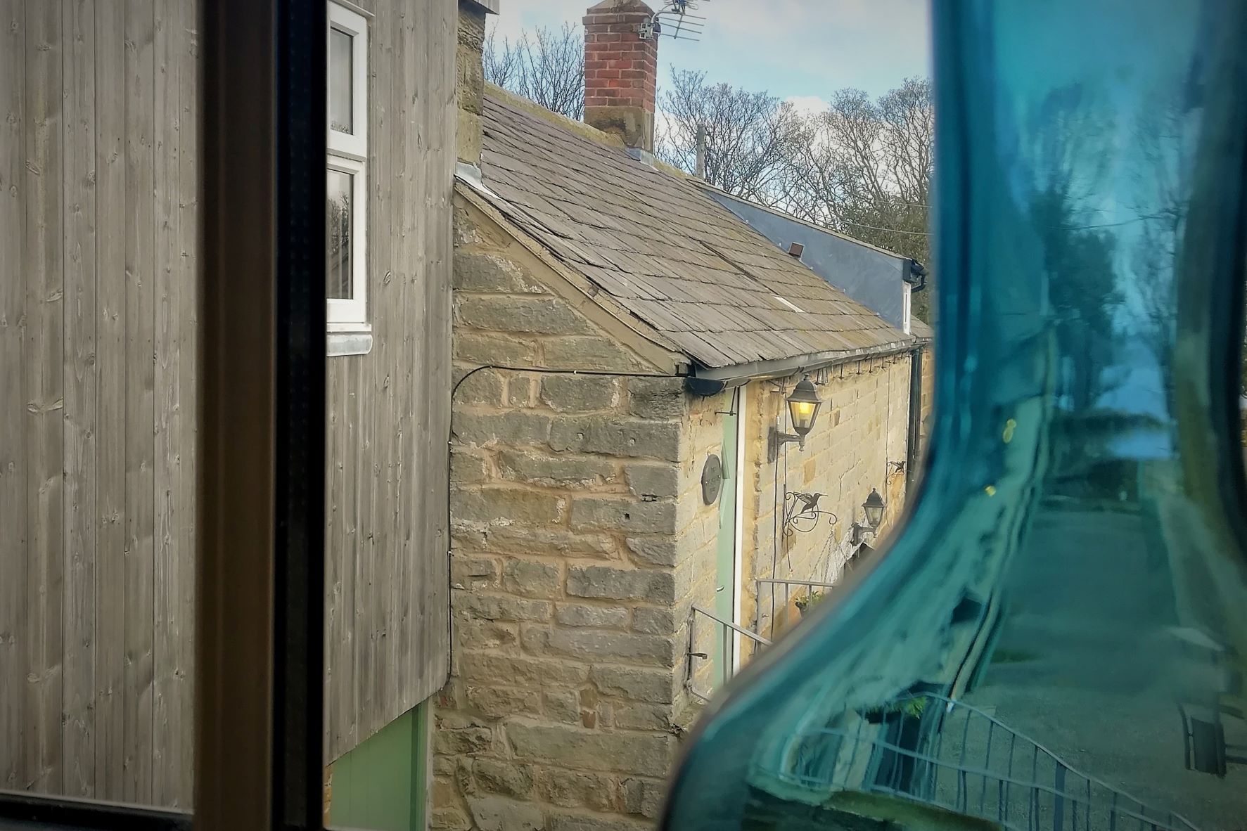 window view of cottage